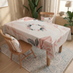 مفرش سفرة قماش ورد جنزاري - Image 2