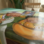 مفرش سفرة مشمع حراري جلباب ابي - Image 3