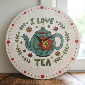 Tea Lovers Clock