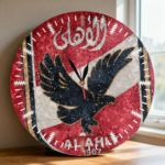 ساعة حائط دائرية أهلاوي