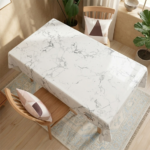 مفرش سفرة مشمع حراري الرخامي