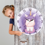 ساعة حائط دائرية يونيكورن الأحلام - Image 2