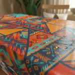 مفرش سفرة مشمع حراري افريقي - Image 3