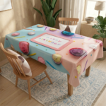 مفرش سفرة مشمع حراري عيد الميلاد - Image 2