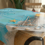 مفرش سفرة مشمع حراري روقان البحر - Image 3