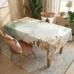 مفرش سفرة مشمع حراري مينت بيوني - Image 2