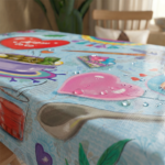 مفرش سفرة مشمع حراري سوبر ماما - Image 3