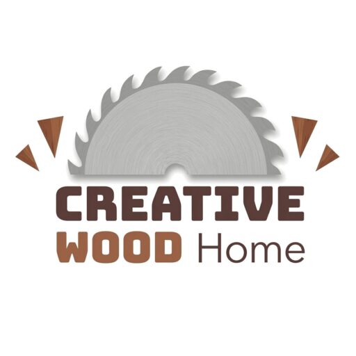 Creative wood Home Logo